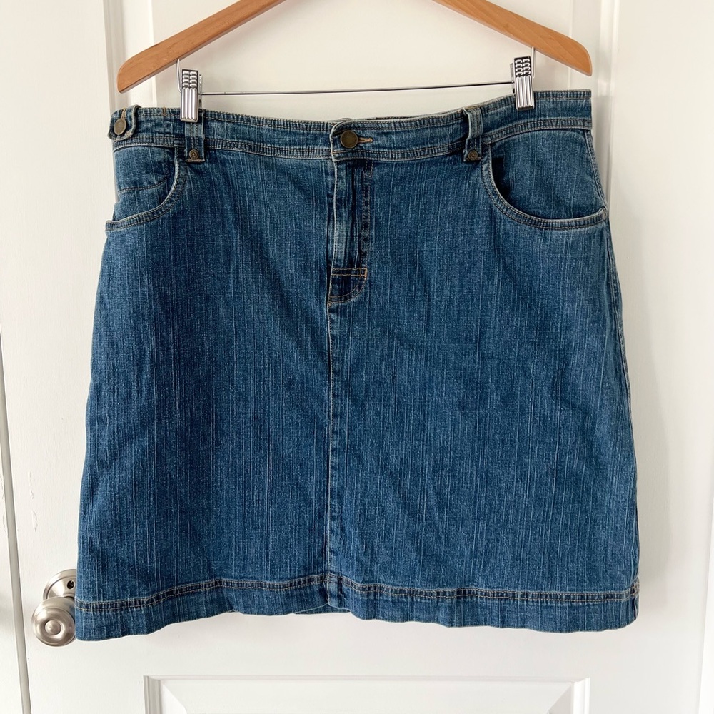 Woolrich Denim Mini Skirt | Size 18